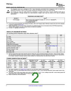 浏览型号TPS73225DCQRG4的Datasheet PDF文件第2页