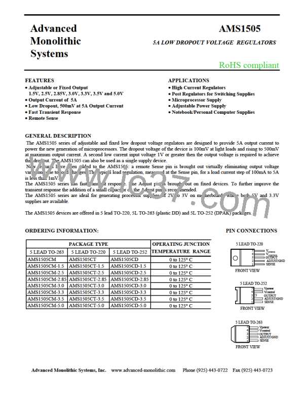 AMS1505CM-1.5图片预览