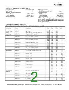 浏览型号AMS1117-3.3的Datasheet PDF文件第2页