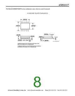 浏览型号AMS1117-3.3的Datasheet PDF文件第8页