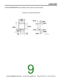 浏览型号AMS1505CM-1.5的Datasheet PDF文件第9页
