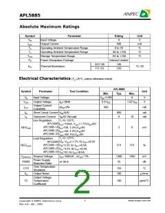 浏览型号APL5885-25DC-TR的Datasheet PDF文件第2页