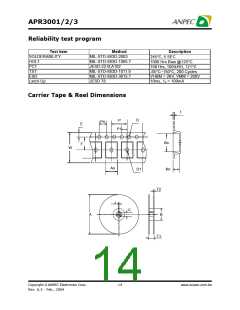 浏览型号APR3003-41A的Datasheet PDF文件第14页