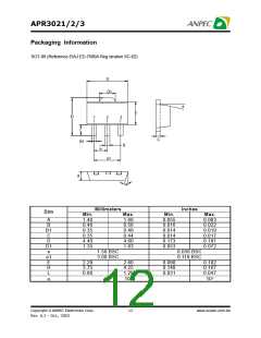 浏览型号APR3021-21B的Datasheet PDF文件第12页