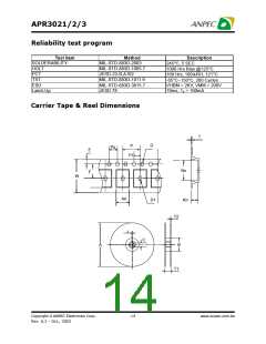 浏览型号APR3021-21B的Datasheet PDF文件第14页