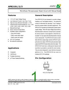 浏览型号APR3101-19BI-TR的Datasheet PDF文件第1页