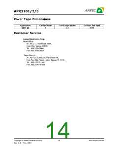 浏览型号APR3101-19BI-TR的Datasheet PDF文件第14页