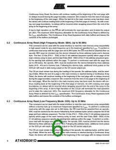 浏览型号AT45DB081D-SU-2.5的Datasheet PDF文件第6页