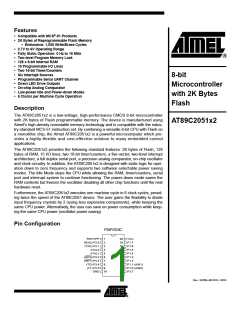 浏览型号AT89C2051X2-16PC的Datasheet PDF文件第1页