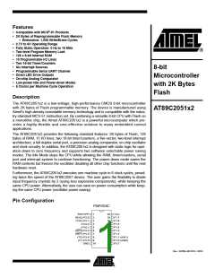 浏览型号AT89C2051X2的Datasheet PDF文件第1页