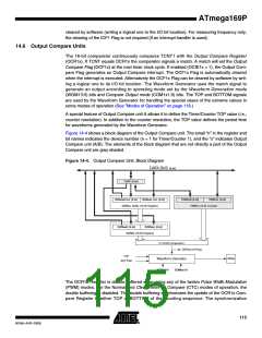 浏览型号ATMEGA169PV的Datasheet PDF文件第115页