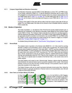 浏览型号ATMEGA169PV的Datasheet PDF文件第118页