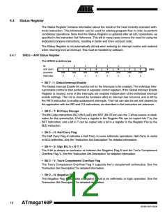 浏览型号ATMEGA169PV的Datasheet PDF文件第12页