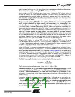 浏览型号ATMEGA169PV的Datasheet PDF文件第121页