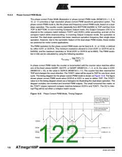 浏览型号ATMEGA169PV的Datasheet PDF文件第122页