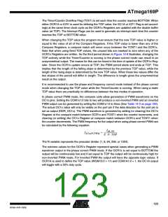 浏览型号ATMEGA169PV的Datasheet PDF文件第123页