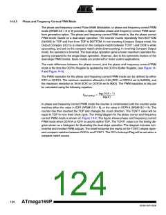 浏览型号ATMEGA169PV的Datasheet PDF文件第124页