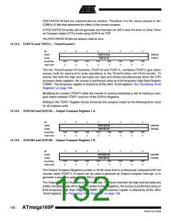 浏览型号ATMEGA169PV的Datasheet PDF文件第132页