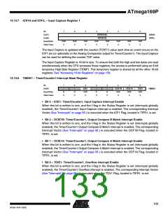 浏览型号ATMEGA169PV的Datasheet PDF文件第133页