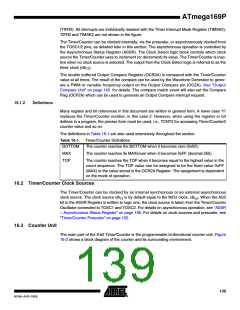 浏览型号ATMEGA169PV的Datasheet PDF文件第139页