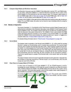 浏览型号ATMEGA169PV的Datasheet PDF文件第143页