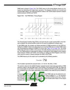浏览型号ATMEGA169PV的Datasheet PDF文件第145页