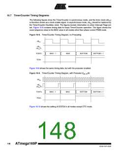 浏览型号ATMEGA169PV的Datasheet PDF文件第148页