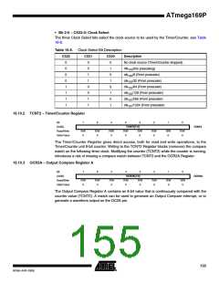 浏览型号ATMEGA169PV的Datasheet PDF文件第155页