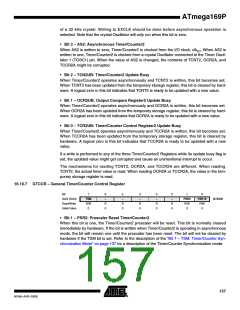 浏览型号ATMEGA169PV的Datasheet PDF文件第157页
