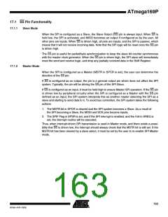 浏览型号ATMEGA169PV的Datasheet PDF文件第163页