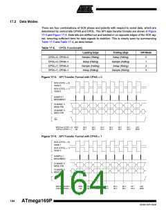 浏览型号ATMEGA169PV的Datasheet PDF文件第164页
