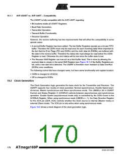 浏览型号ATMEGA169PV的Datasheet PDF文件第170页