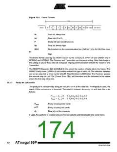 浏览型号ATMEGA169PV的Datasheet PDF文件第174页