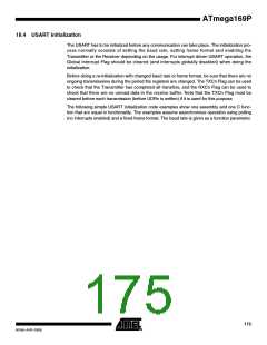 浏览型号ATMEGA169PV的Datasheet PDF文件第175页