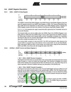 浏览型号ATMEGA169PV的Datasheet PDF文件第190页
