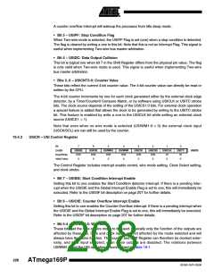 浏览型号ATMEGA169PV的Datasheet PDF文件第208页