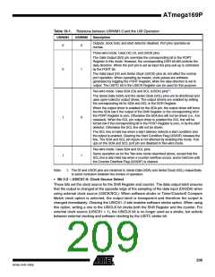 浏览型号ATMEGA169PV的Datasheet PDF文件第209页