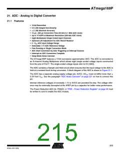 浏览型号ATMEGA169PV的Datasheet PDF文件第215页