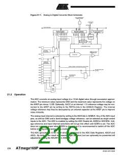 浏览型号ATMEGA169PV的Datasheet PDF文件第216页
