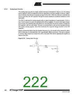浏览型号ATMEGA169PV的Datasheet PDF文件第222页