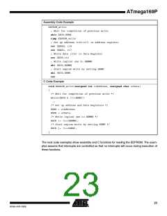 浏览型号ATMEGA169PV的Datasheet PDF文件第23页