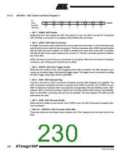 浏览型号ATMEGA169PV的Datasheet PDF文件第230页