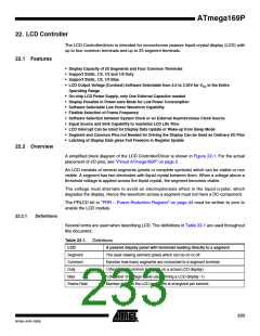 浏览型号ATMEGA169PV的Datasheet PDF文件第233页