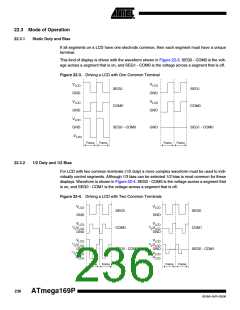 浏览型号ATMEGA169PV的Datasheet PDF文件第236页