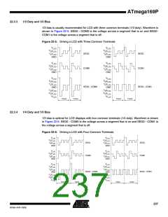 浏览型号ATMEGA169PV的Datasheet PDF文件第237页