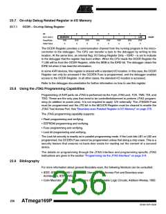 浏览型号ATMEGA169PV的Datasheet PDF文件第256页