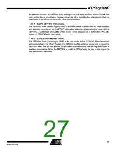 浏览型号ATMEGA169PV的Datasheet PDF文件第27页