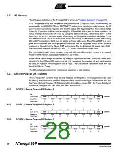 浏览型号ATMEGA169PV的Datasheet PDF文件第28页