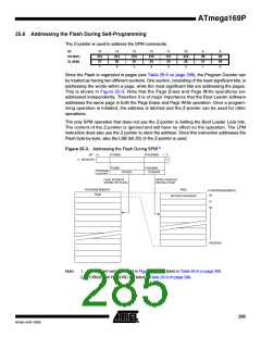 浏览型号ATMEGA169PV的Datasheet PDF文件第285页