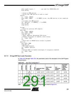 浏览型号ATMEGA169PV的Datasheet PDF文件第291页